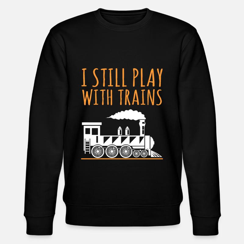 train - Stanley/Stella CHANGER Unisex Organic Sweatshirt - black