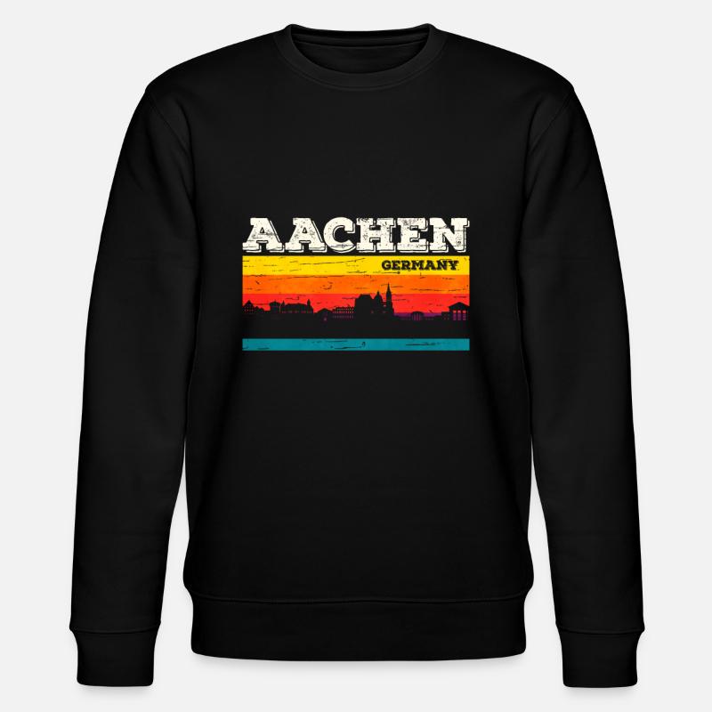 Aachen - Stanley/Stella Unisex Bio-Sweatshirt CHANGER  - Schwarz