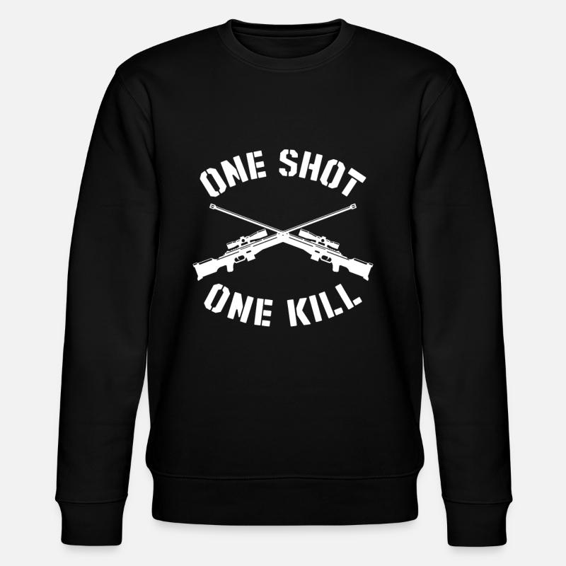 Sniper - Stanley/Stella Unisex Bio-Sweatshirt CHANGER  - Schwarz