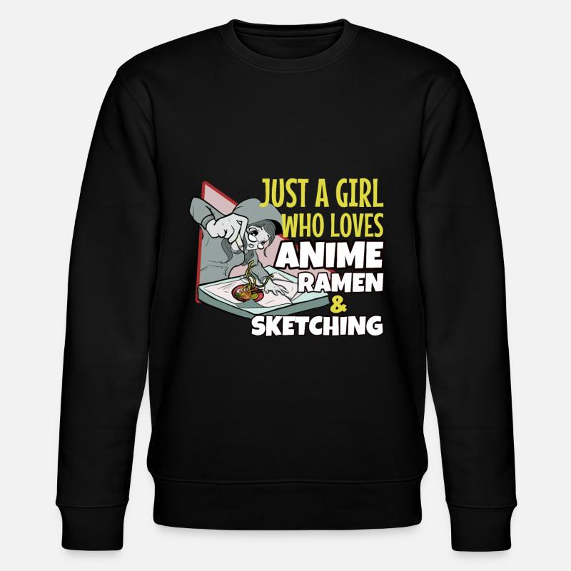 Anime - Stanley/Stella Unisex Bio-Sweatshirt CHANGER  - Schwarz