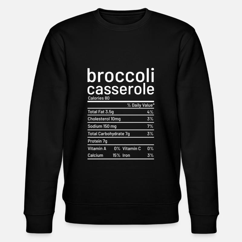 Brokkoli - Stanley/Stella Unisex Bio-Sweatshirt CHANGER  - Schwarz