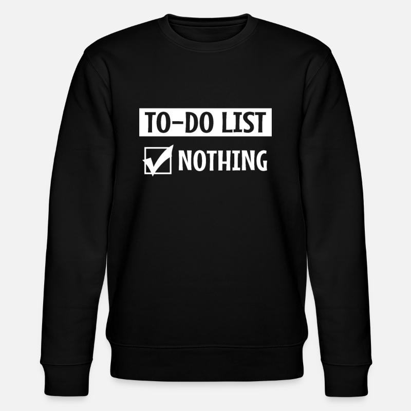 Dicton drôle - Sweat bio CHANGER Stanley/Stella Unisexe - noir