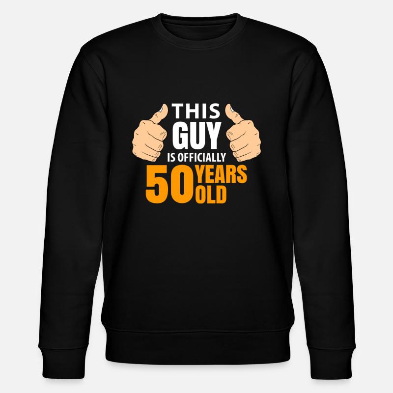 50e anniversaire - Sweat bio CHANGER Stanley/Stella Unisexe - noir