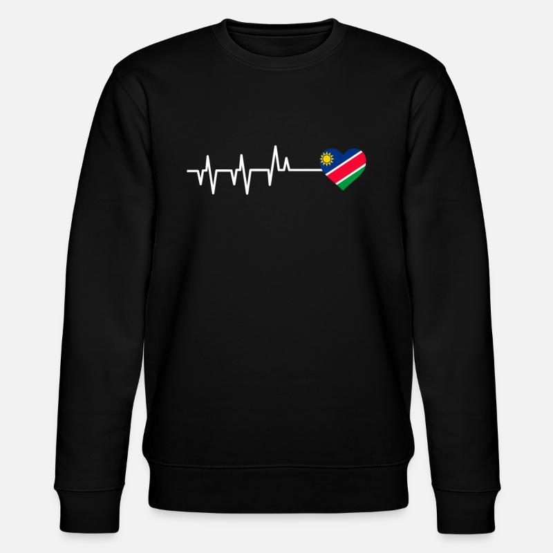 Namibia - Stanley/Stella Unisex Bio-Sweatshirt CHANGER  - Schwarz