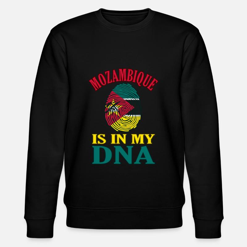 Mosambik - Stanley/Stella Unisex Bio-Sweatshirt CHANGER  - Schwarz