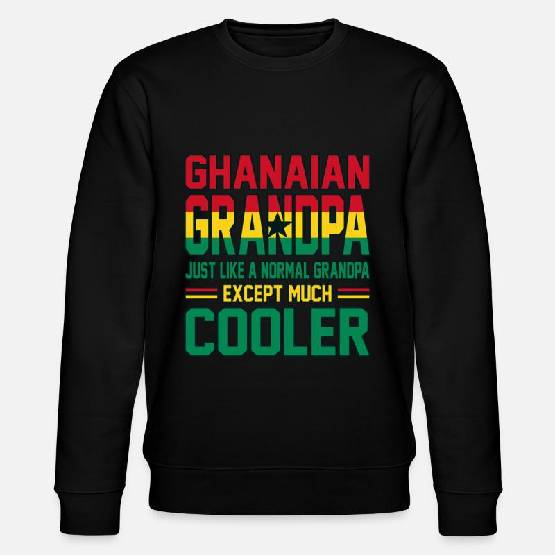 Ghana - Stanley/Stella Unisex Bio-Sweatshirt CHANGER  - Schwarz