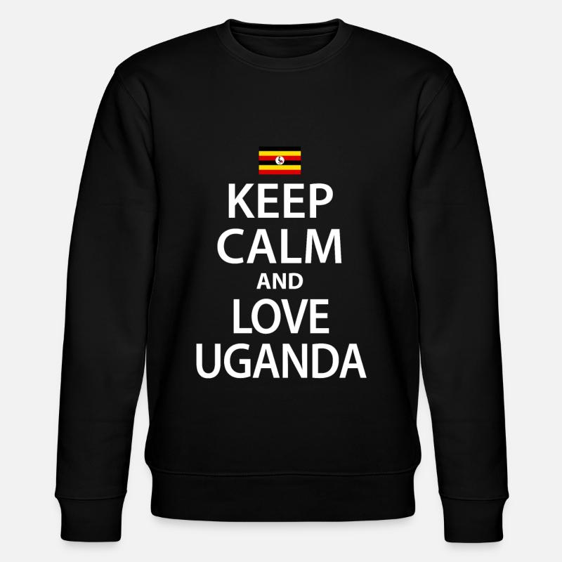 Uganda - Stanley/Stella Unisex Bio-Sweatshirt CHANGER  - Schwarz