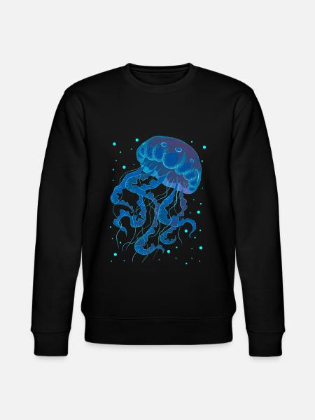 Jellyfish - Stanley/Stella CHANGER Unisex Organic Sweatshirt - black