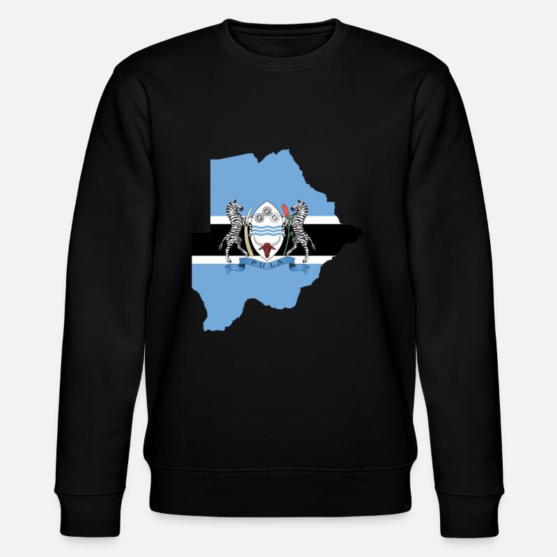 Botswana - Stanley/Stella Unisex Bio-Sweatshirt CHANGER  - Schwarz