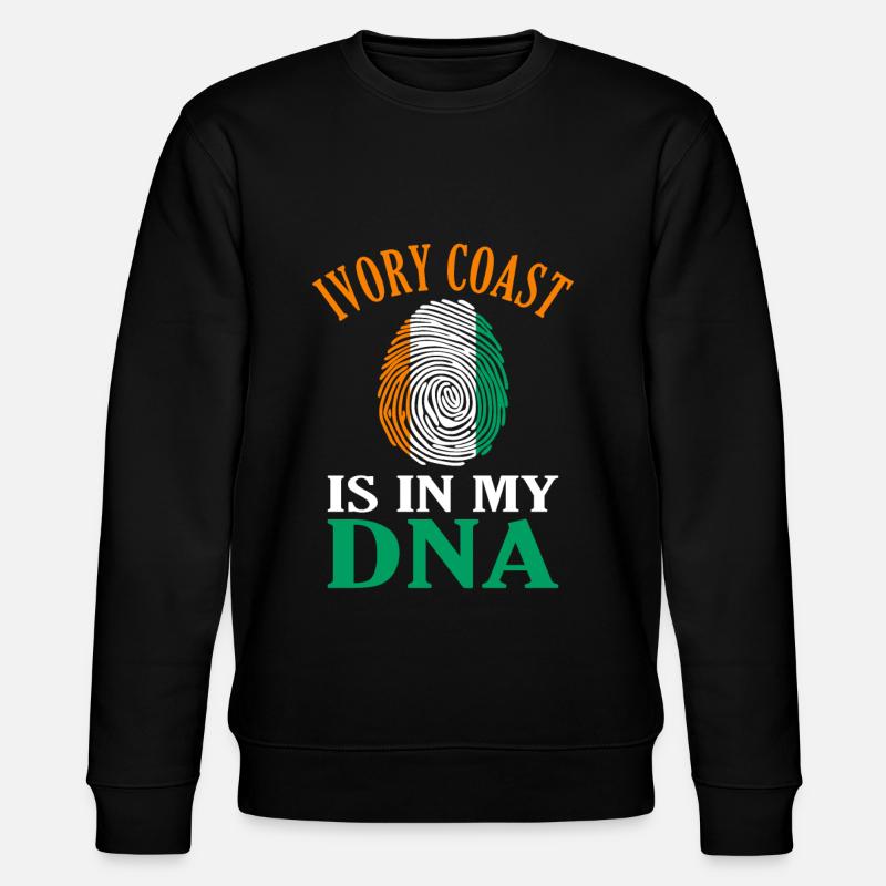 Ivory Coast - Stanley/Stella CHANGER Unisex Organic Sweatshirt - black