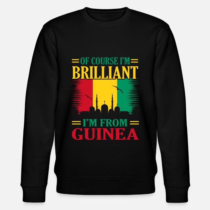 Guinée - Sweat bio CHANGER Stanley/Stella Unisexe - noir