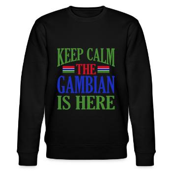 Gambia - Stanley/Stella Unisex Bio-Sweatshirt CHANGER  - Schwarz - Vorne - Nik (191cm) & Marisol (170cm)