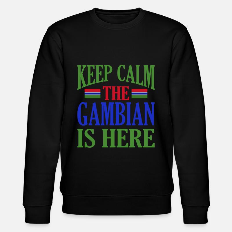 Gambia - Stanley/Stella Unisex Bio-Sweatshirt CHANGER  - Schwarz