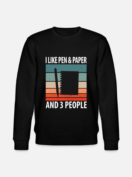 Stylo & Papier - Sweat bio CHANGER Stanley/Stella Unisexe - noir