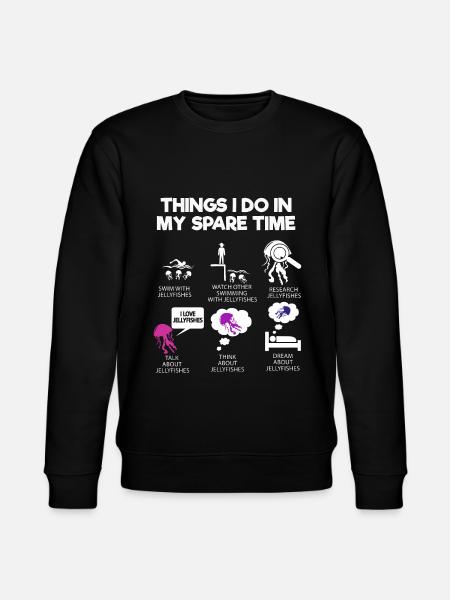 Jellyfish Costume Ocean Aquarium - Stanley/Stella CHANGER Unisex Organic Sweatshirt - black