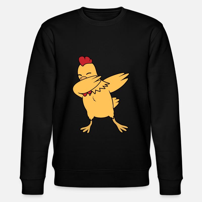 Huhn - Stanley/Stella Unisex Bio-Sweatshirt CHANGER  - Schwarz