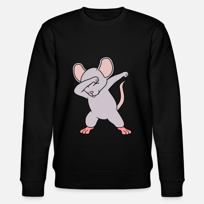 Maus - Stanley/Stella Unisex Bio-Sweatshirt CHANGER  - Schwarz