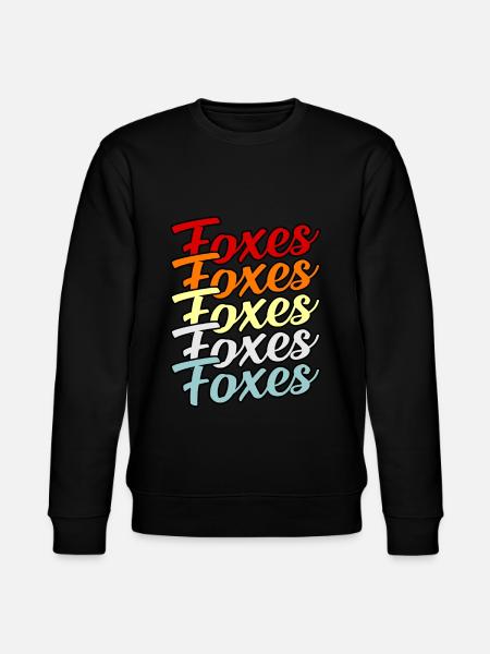 Fox - Stanley/Stella CHANGER Unisex Organic Sweatshirt - black