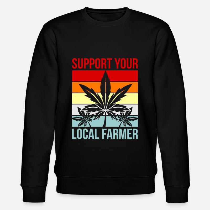 Cannabis - Sweat bio CHANGER Stanley/Stella Unisexe - noir