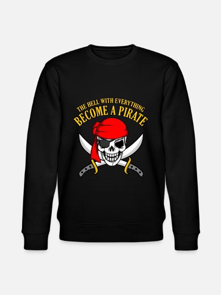 Pirate - Sweat bio CHANGER Stanley/Stella Unisexe - noir
