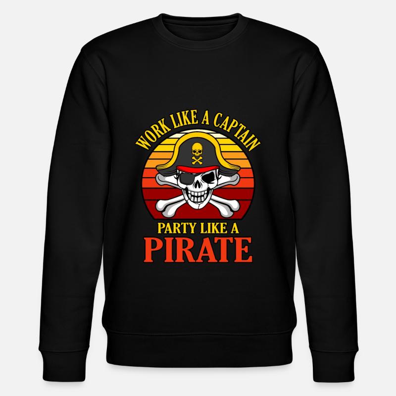 Pirate - Sweat bio CHANGER Stanley/Stella Unisexe - noir