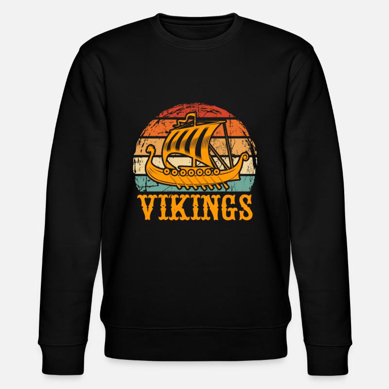 Wikinger - Stanley/Stella Unisex Bio-Sweatshirt CHANGER  - Schwarz