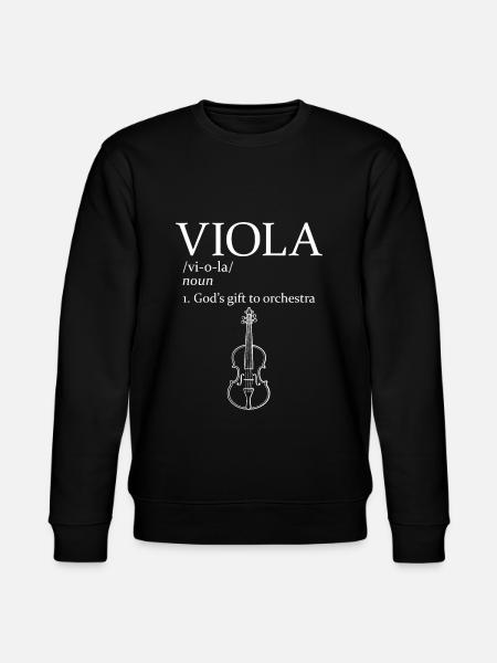 Viola - Stanley/Stella CHANGER Unisex Organic Sweatshirt - black