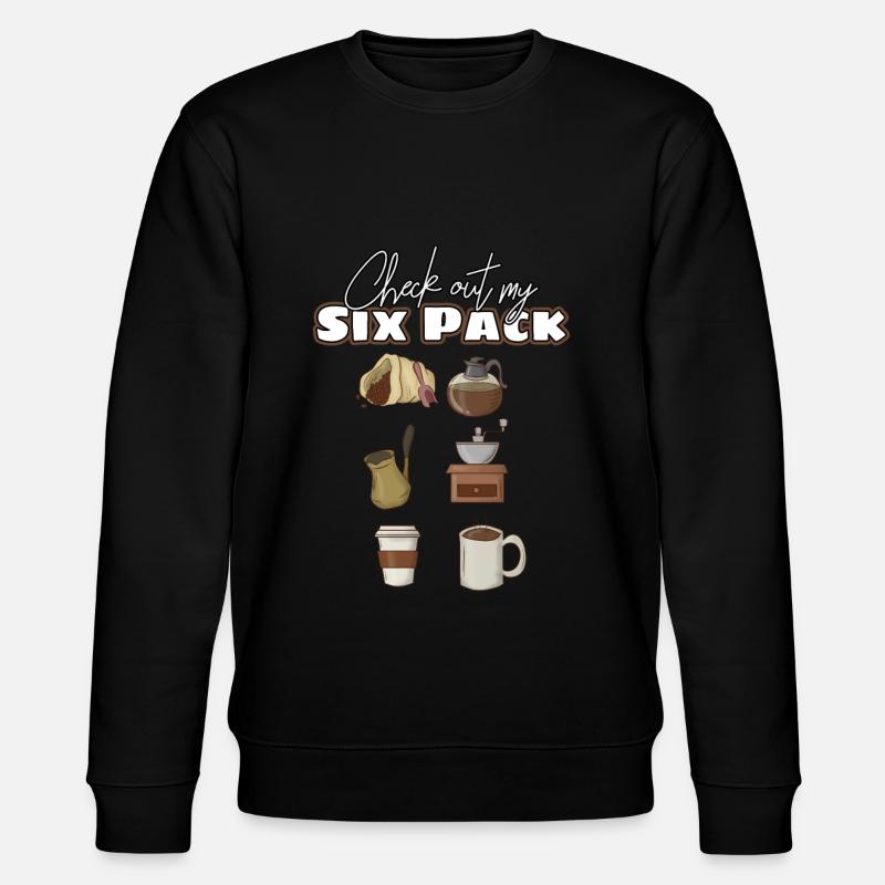 Coffee - Stanley/Stella CHANGER Unisex Organic Sweatshirt - black