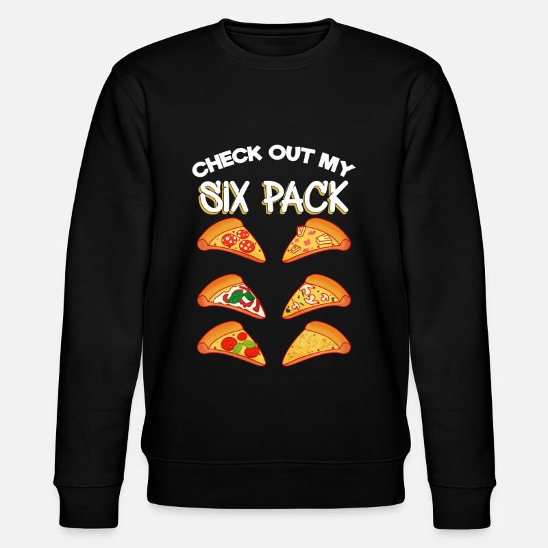 Pizza - Stanley/Stella CHANGER Unisex Organic Sweatshirt - black