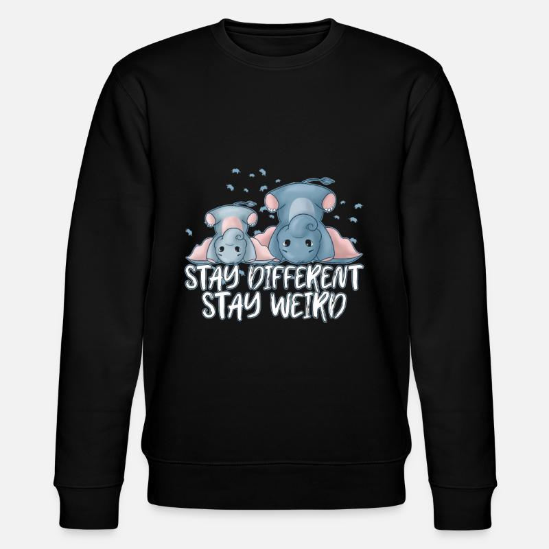 Éléphant - Sweat bio CHANGER Stanley/Stella Unisexe - noir