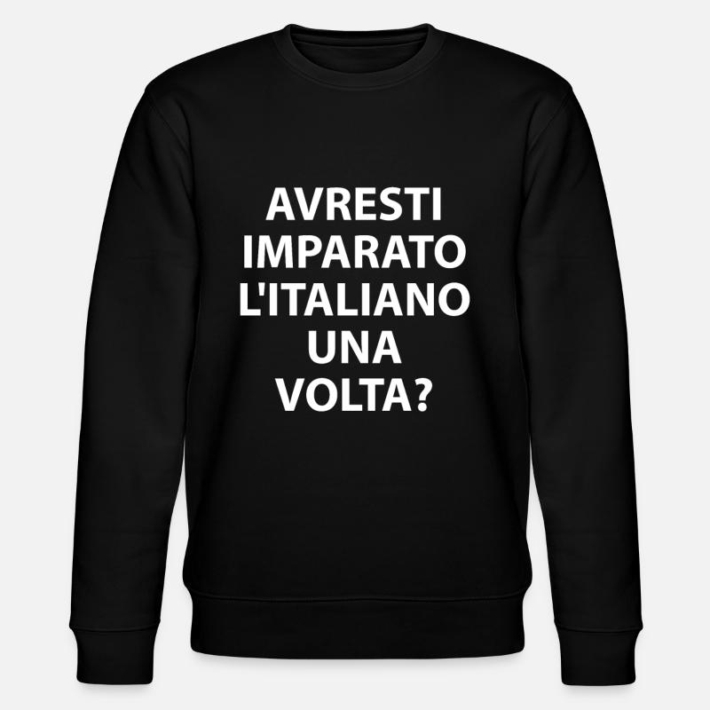 Italienisch - Stanley/Stella Unisex Bio-Sweatshirt CHANGER  - Schwarz