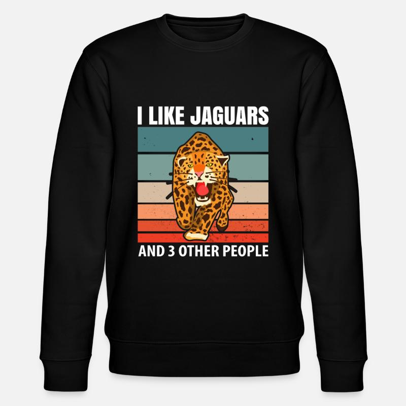 Jaguar - Stanley/Stella Unisex Bio-Sweatshirt CHANGER  - Schwarz