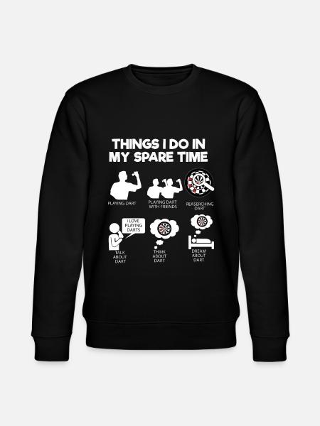 Darts lovers - Stanley/Stella CHANGER Unisex Organic Sweatshirt - black