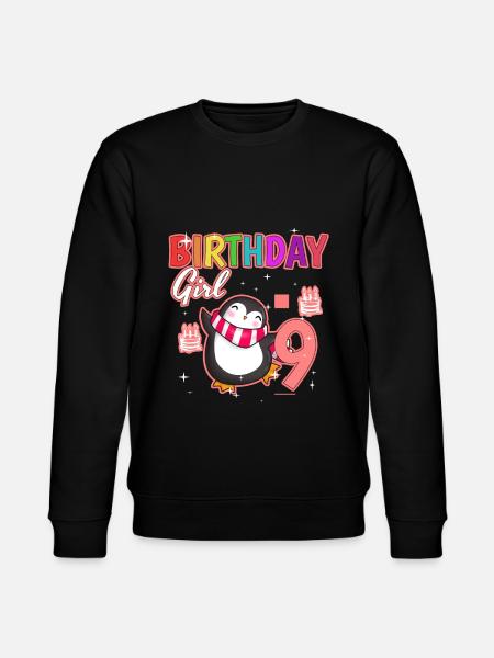 Birthday 9 - Stanley/Stella CHANGER Unisex Organic Sweatshirt - black
