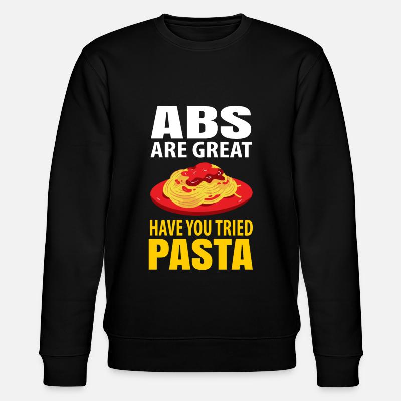 Pasta - Stanley/Stella Unisex Bio-Sweatshirt CHANGER  - Schwarz