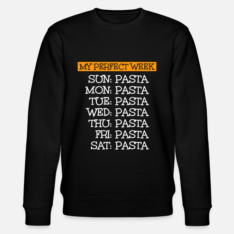 pasta - Stanley/Stella CHANGER Unisex Organic Sweatshirt - black