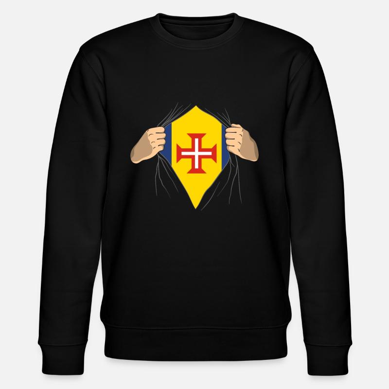 Madeira stolz geschenk - Stanley/Stella Unisex Bio-Sweatshirt CHANGER  - Schwarz