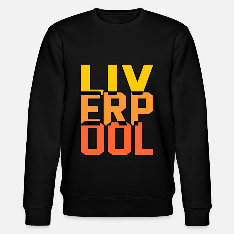 Liverpool Pride Reisegeschenk - Stanley/Stella Unisex Bio-Sweatshirt CHANGER  - Schwarz