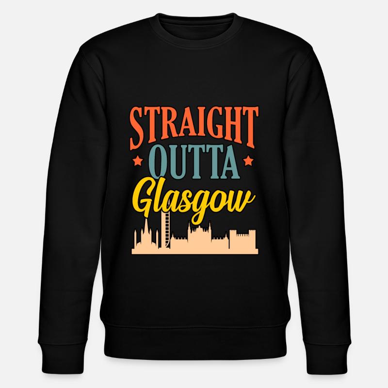 Glasgow Schottland Geschenk - Stanley/Stella Unisex Bio-Sweatshirt CHANGER  - Schwarz