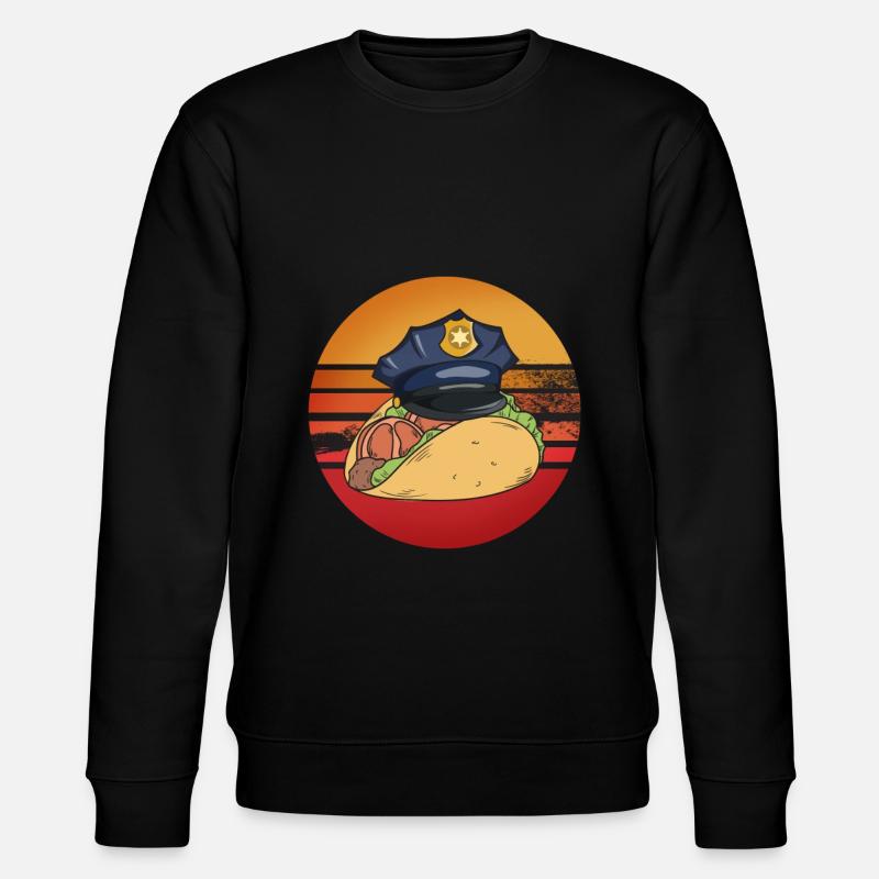 Taco Policeman Cadeau - Sweat bio CHANGER Stanley/Stella Unisexe - noir
