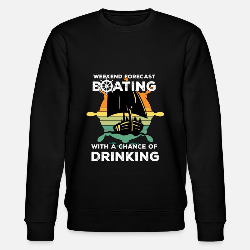 Boots Drinking Gift - Stanley/Stella CHANGER Unisex Organic Sweatshirt - black
