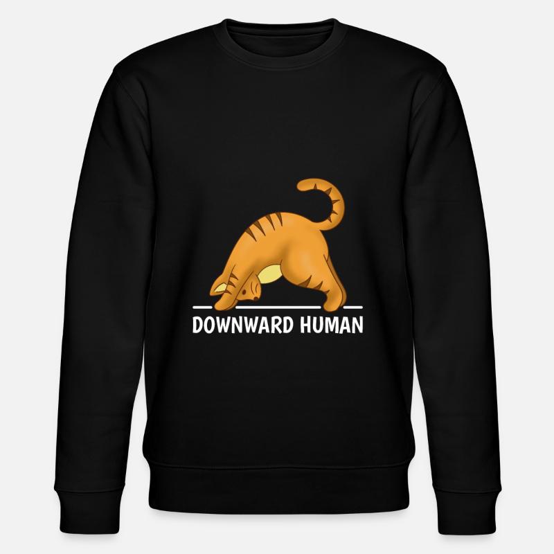 Chat de yoga - Sweat bio CHANGER Stanley/Stella Unisexe - noir
