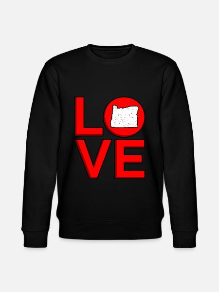 Dear oregon gift - Stanley/Stella CHANGER Unisex Organic Sweatshirt - black