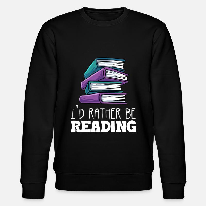 Lesen - Stanley/Stella Unisex Bio-Sweatshirt CHANGER - Schwarz
