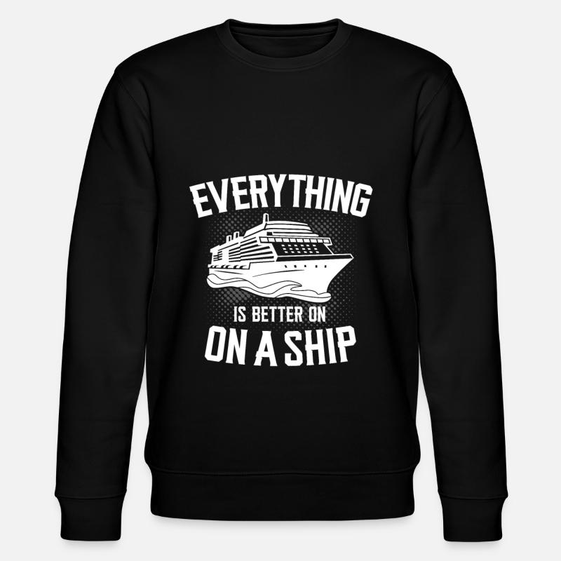 Kreuzfahrt - Stanley/Stella Unisex Bio-Sweatshirt CHANGER - Schwarz