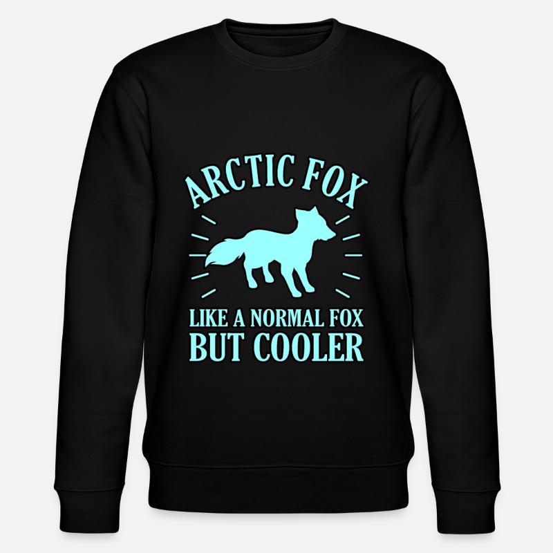 Polarfuchs - Stanley/Stella Unisex Bio-Sweatshirt CHANGER  - Schwarz