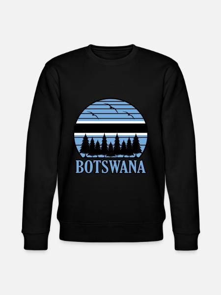 Botswana - Stanley/Stella Unisex Bio-Sweatshirt CHANGER  - Schwarz