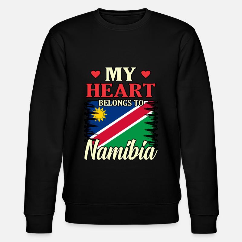 Namibia - Stanley/Stella Unisex Bio-Sweatshirt CHANGER  - Schwarz