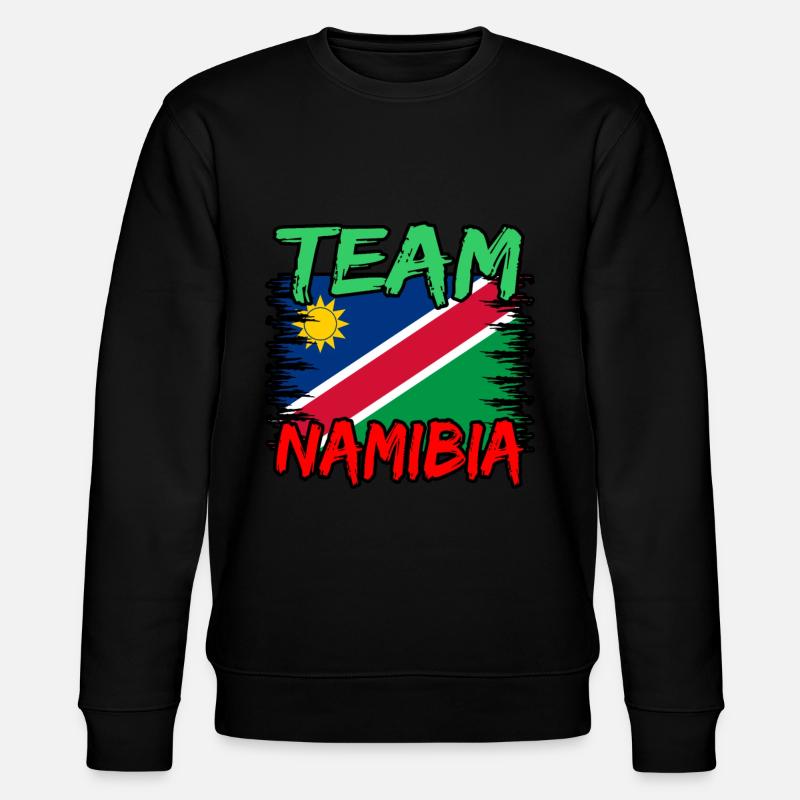 Namibia - Stanley/Stella Unisex Bio-Sweatshirt CHANGER  - Schwarz