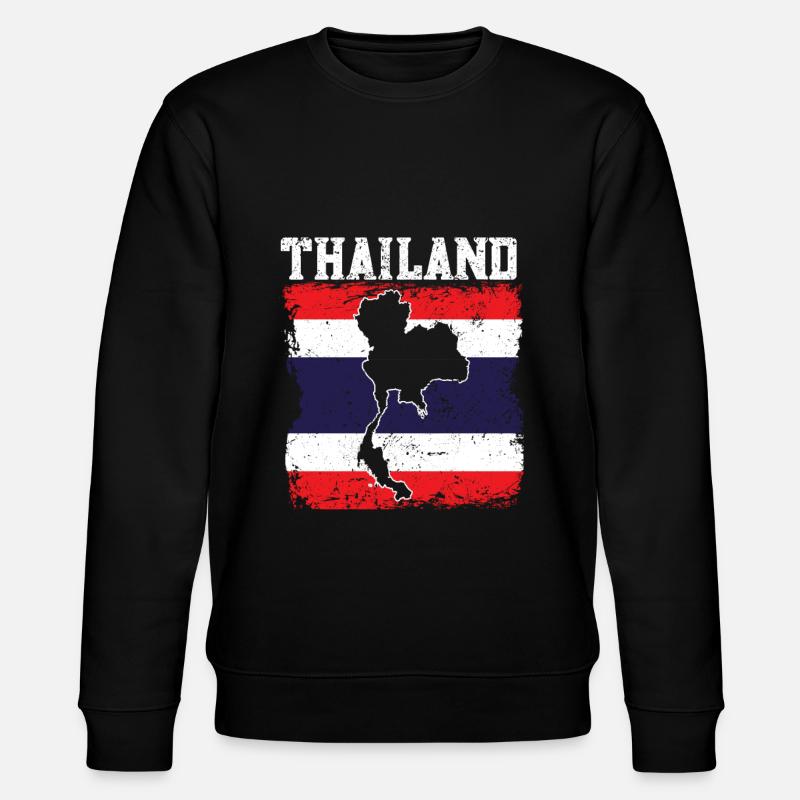 Thailand - Stanley/Stella Unisex Bio-Sweatshirt CHANGER  - Schwarz